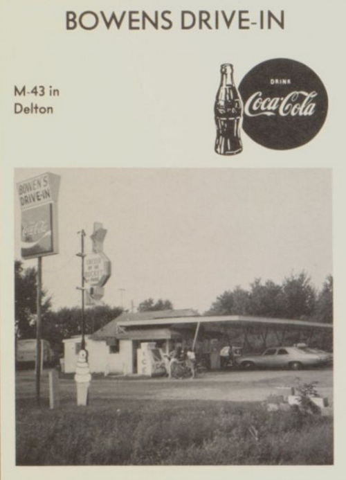 Bowens Family Dining (Bowens Drive-In) - Old High School Yearbook Ad